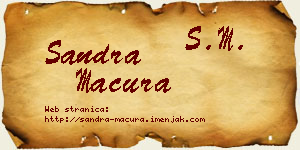 Sandra Macura vizit kartica